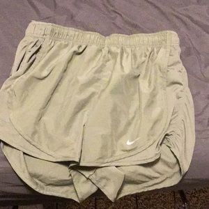 Light green Nike shorts